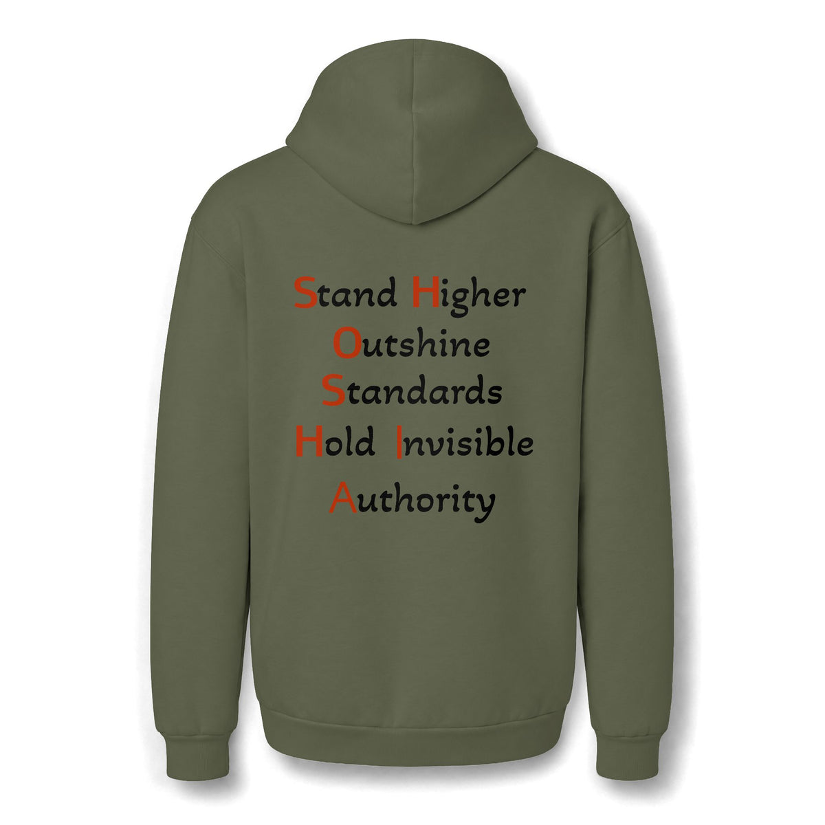 Stand Higher Inspirational Zip-Up Hoodie