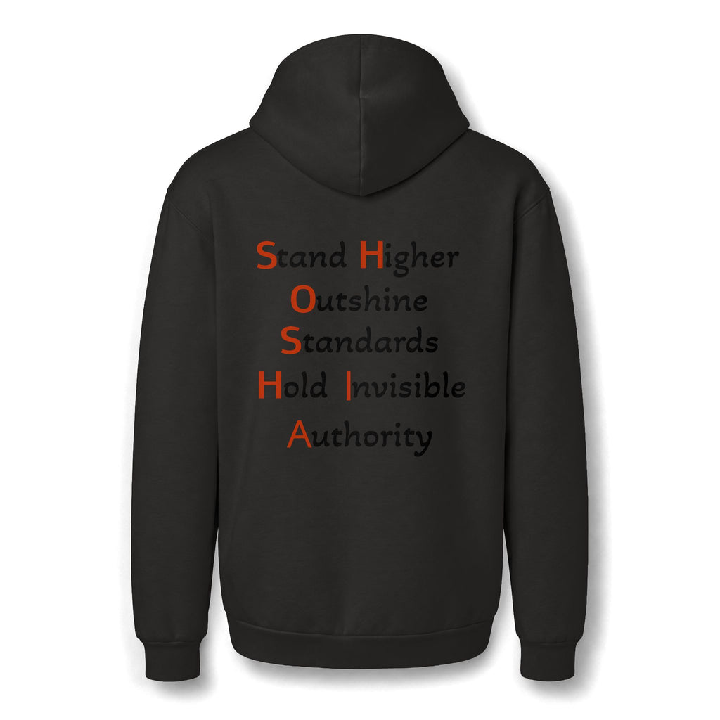 Stand Higher Inspirational Zip-Up Hoodie