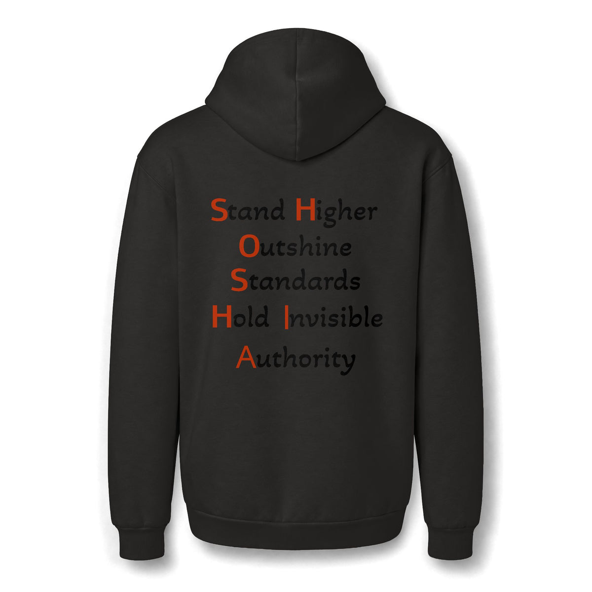 Stand Higher Inspirational Zip-Up Hoodie