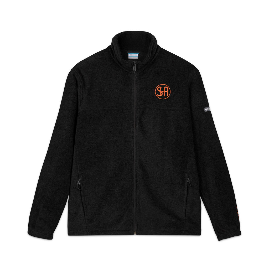 Veste polaire Columbia avec broderie monogramme orange