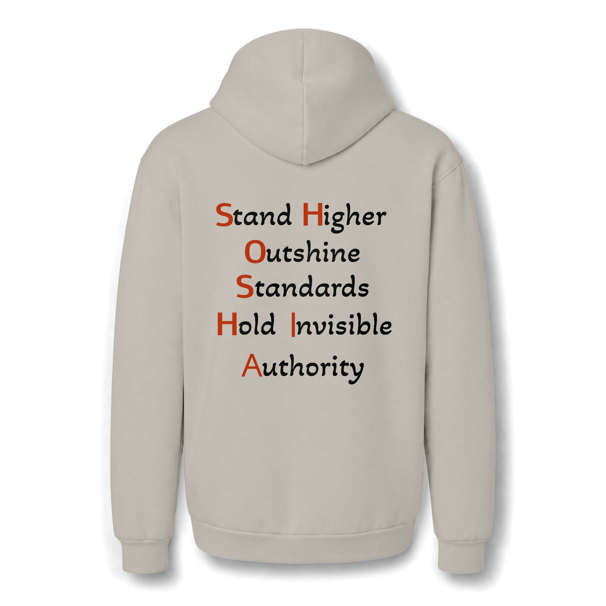 Stand Higher Inspirational Zip-Up Hoodie